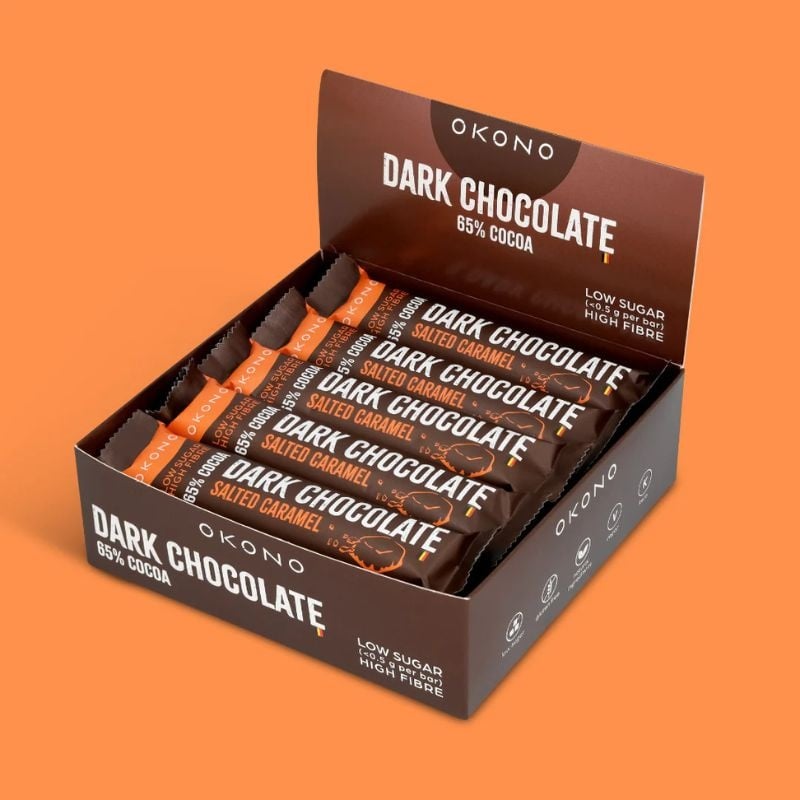- Dark Chocolate Salted Caramel (35 gr)