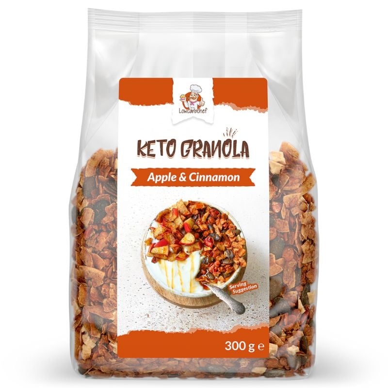 - Keto Granola - Appel-Kaneel (300 gr)