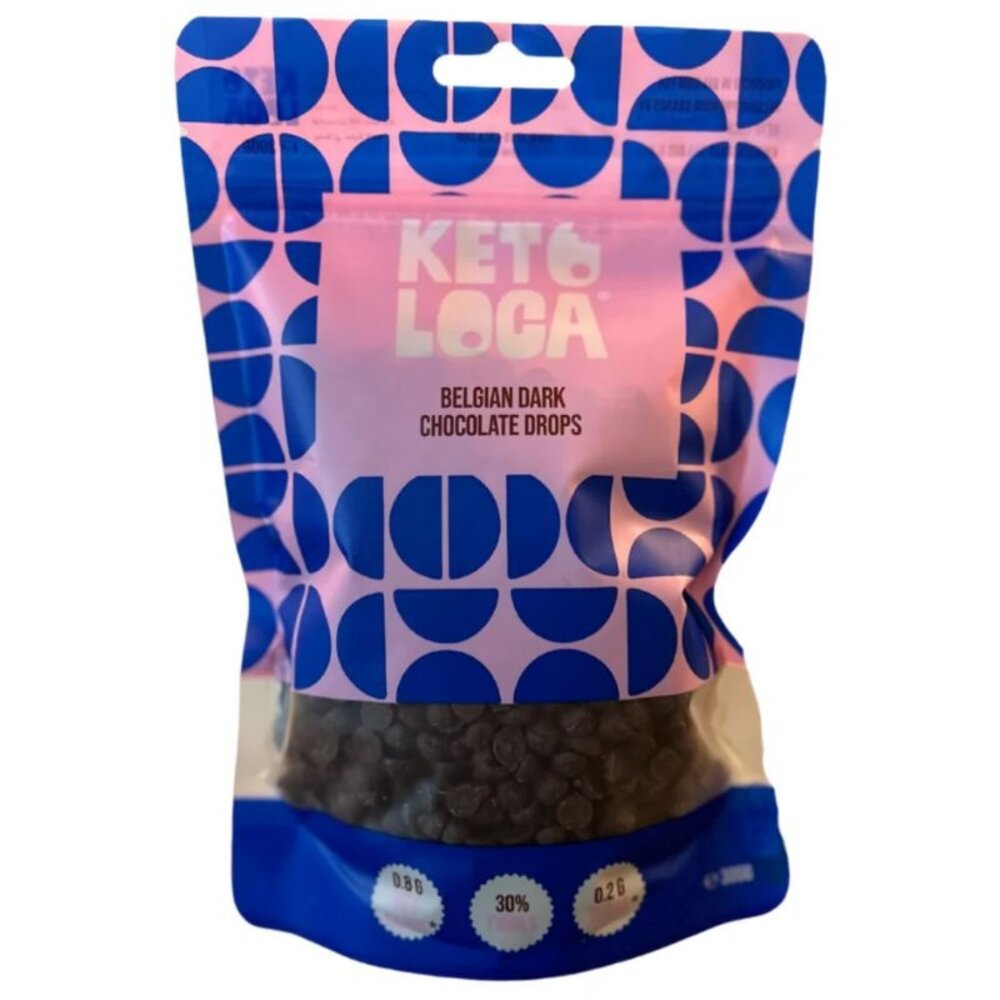 Keto Hero - Pure Belgische Chocolade Druppels, 70% (300 gr
