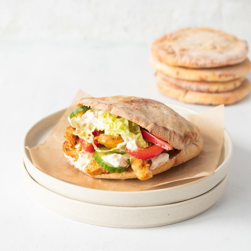 - Lower Carb Pita Broodjes (4 stuks)