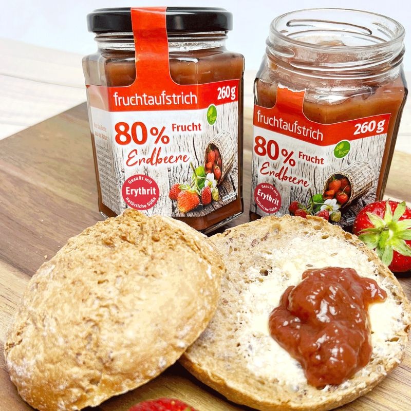 - Fruitspread Aardbei (260 gr)