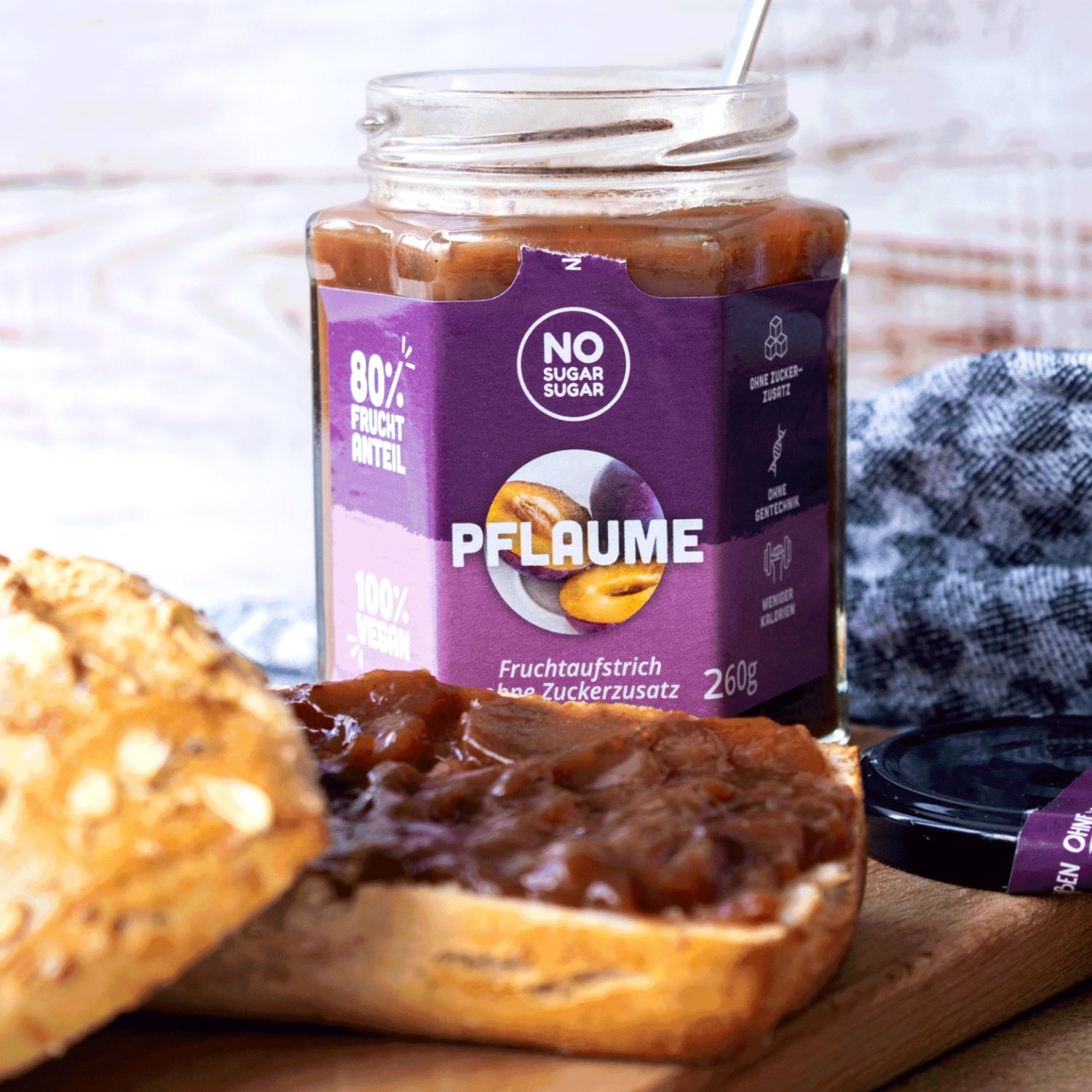 - Fruitspread Pruimen (260 gr)