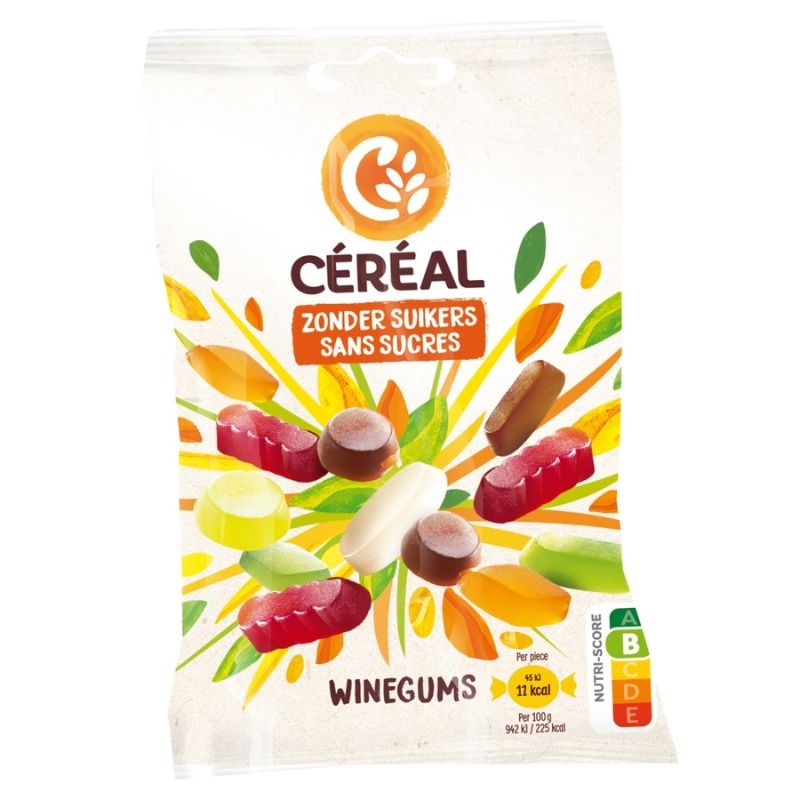 - Suikervrije winegums (100 gr)