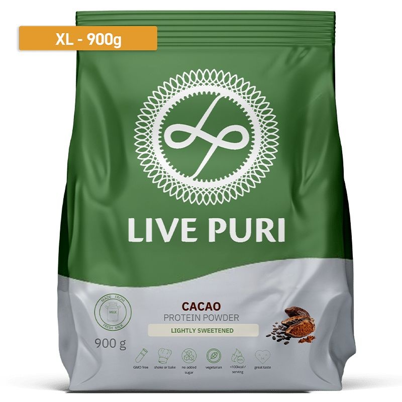 - Eiwitpoeder Cacao Licht Gezoet