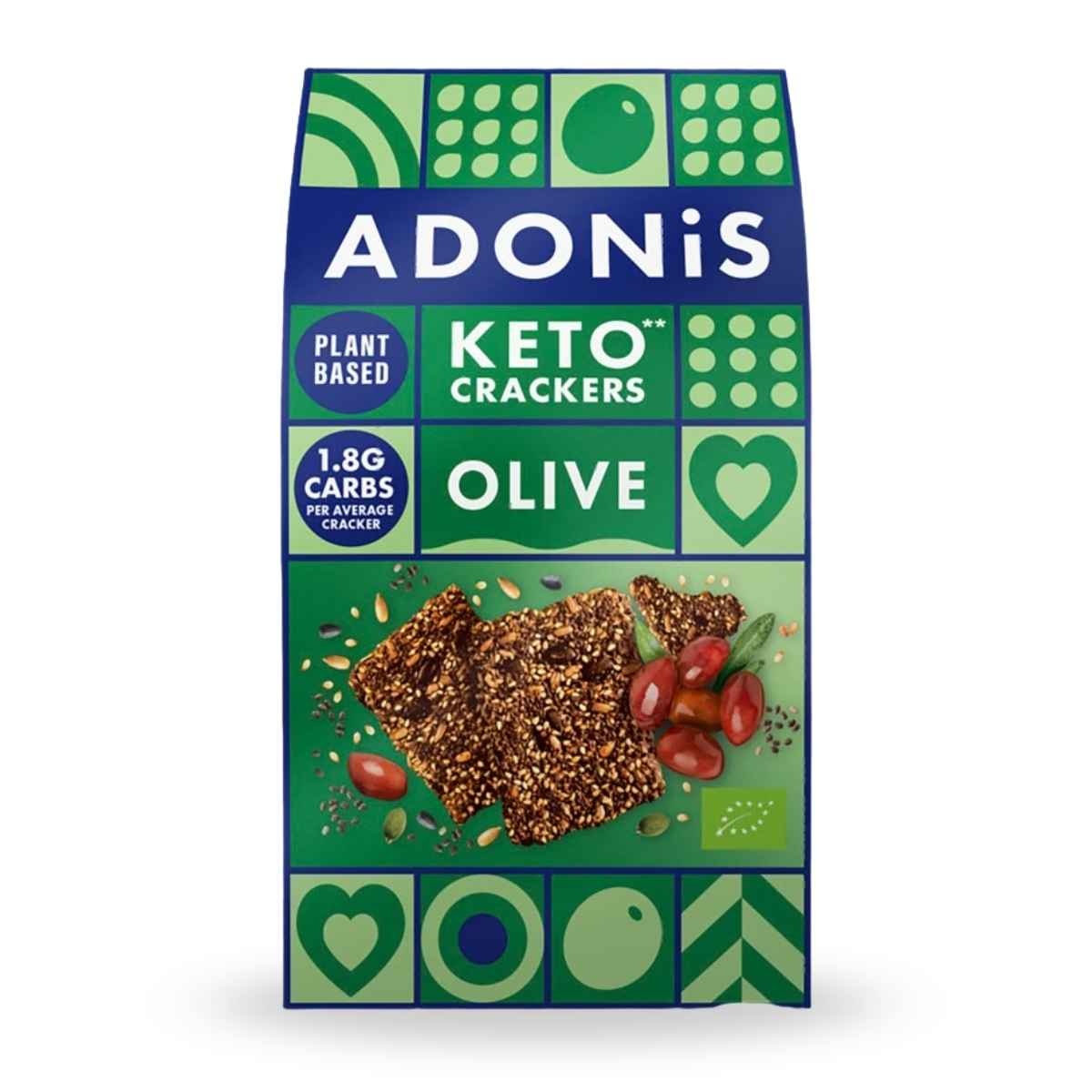 - Keto Crackers Olive & Chia Seed (60 gr)