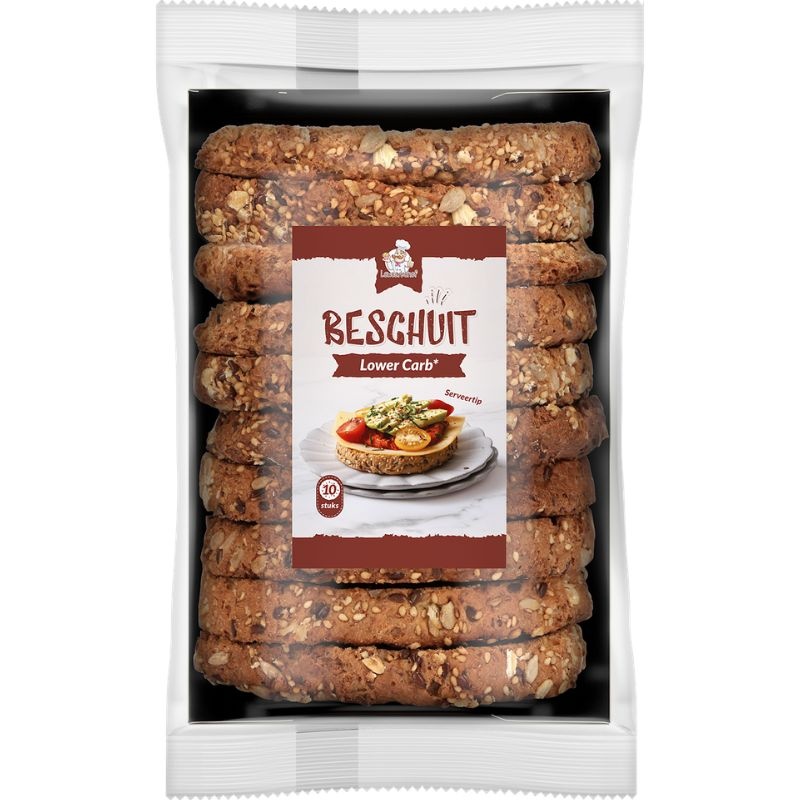 - Lower Carb* Beschuit (10 stuks)