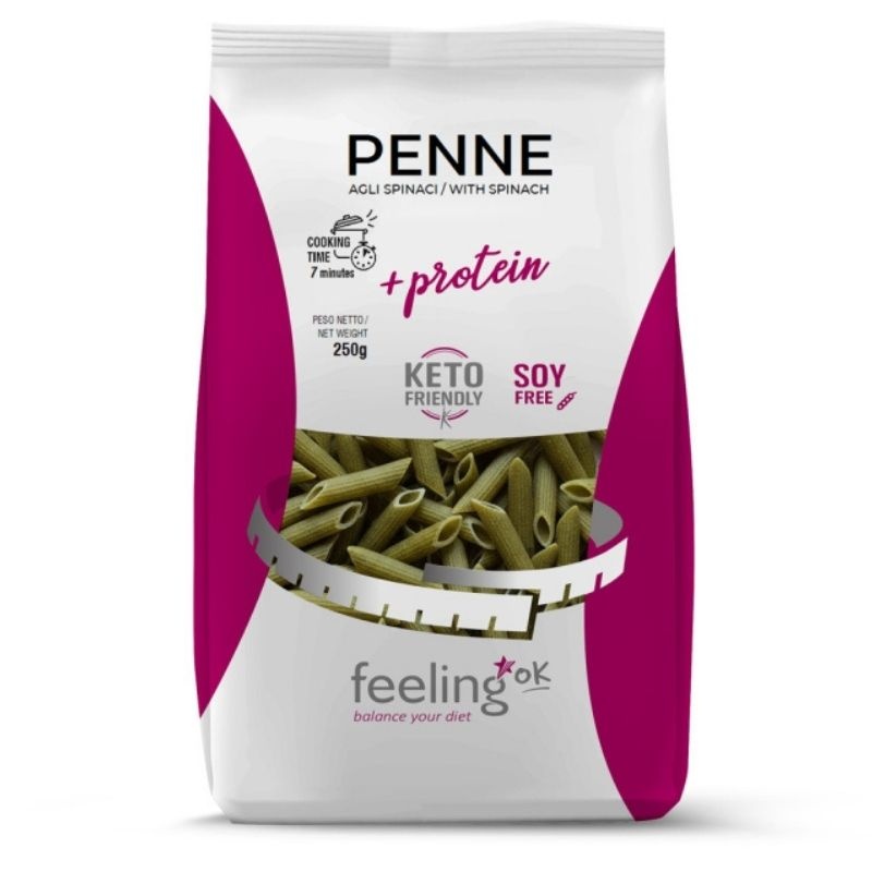 - Spinazie  Penne +Protein (250 gr)