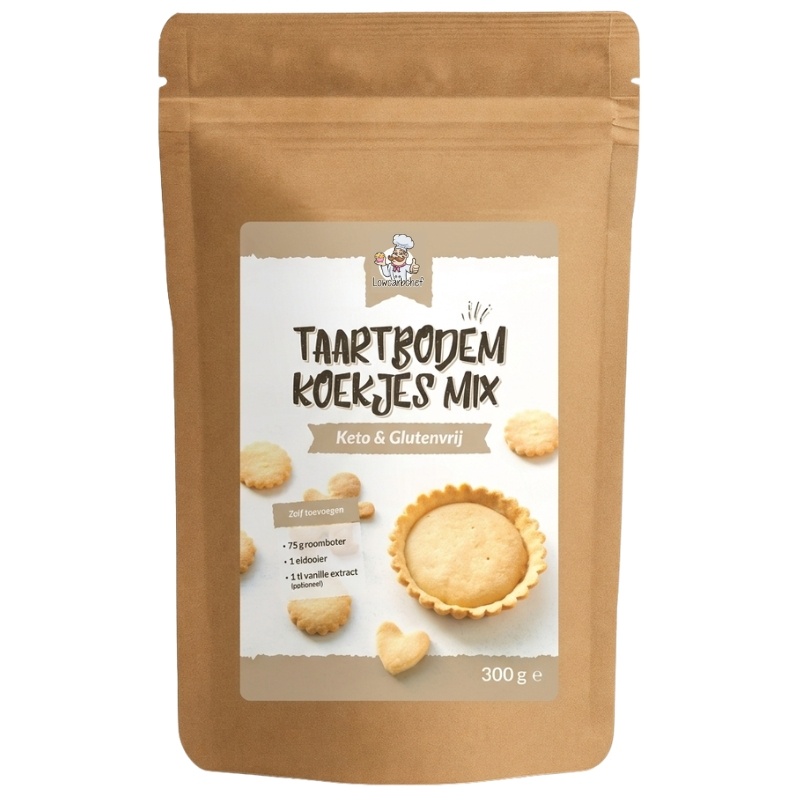 - Keto Taartbodem- en Koekjesmix (300 gr)