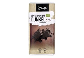 Bio Chocoladereep Puur (40 gr) - THT 31-07-26