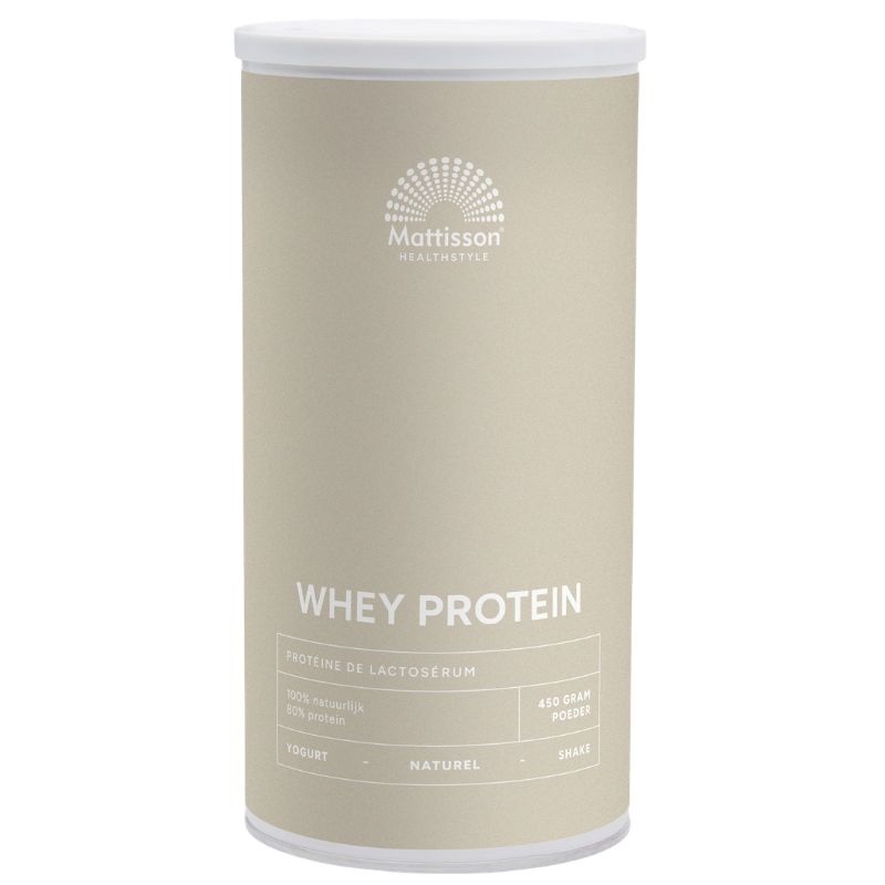 - Whey Protein Naturel Ongezoet (450 gr)