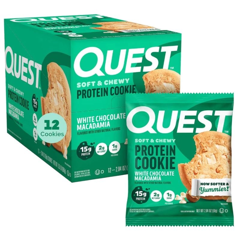 - Protein Cookie White Choc Macadamia (12x59 gr)