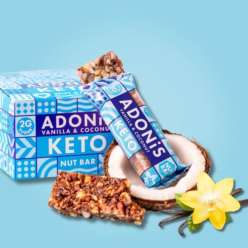 - Keto Nut Bar - Vanilla & Coconut (35 gr)