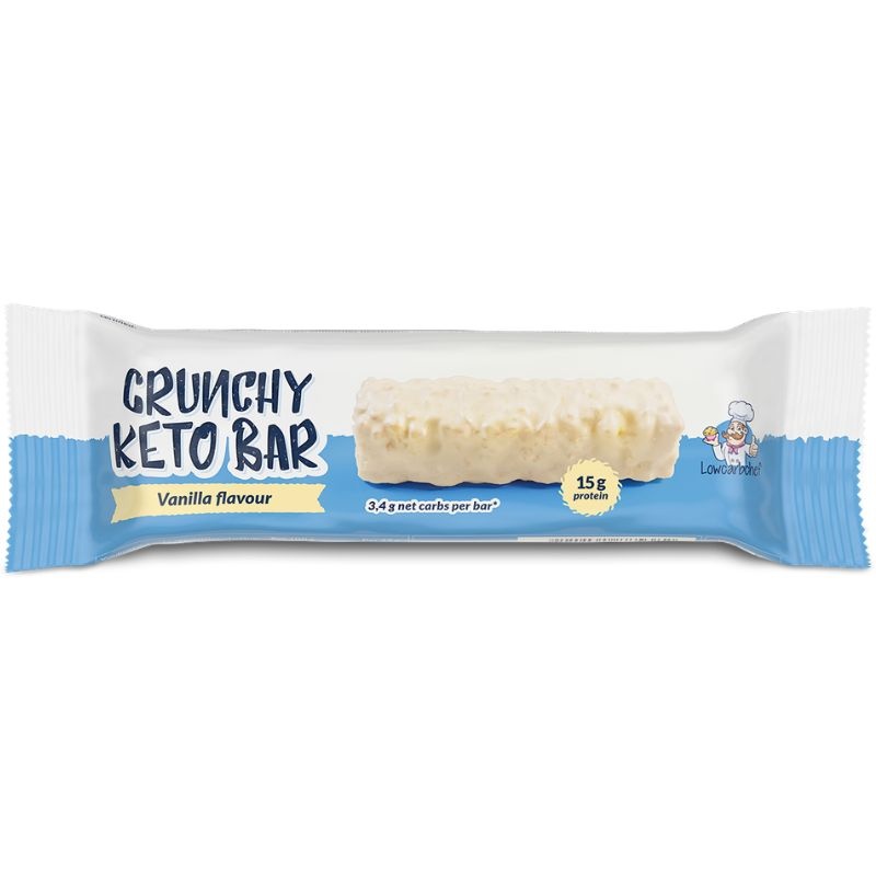 - Crunchy Keto Bar Vanilla (44 gr)