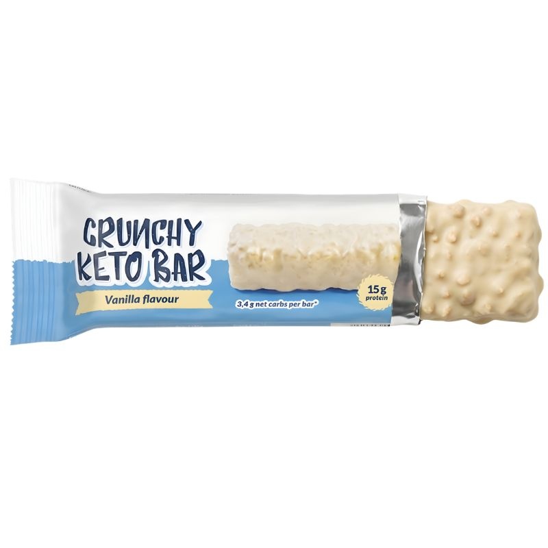 - Crunchy Keto Bar Vanilla (44 gr)