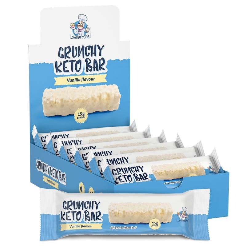 - Crunchy Keto Bar Vanilla (44 gr)