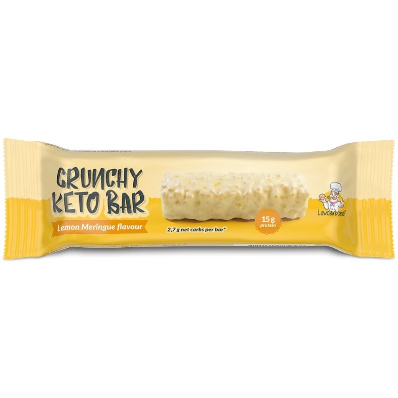 - Crunchy Keto Bar Lemon Meringue (41 gr)