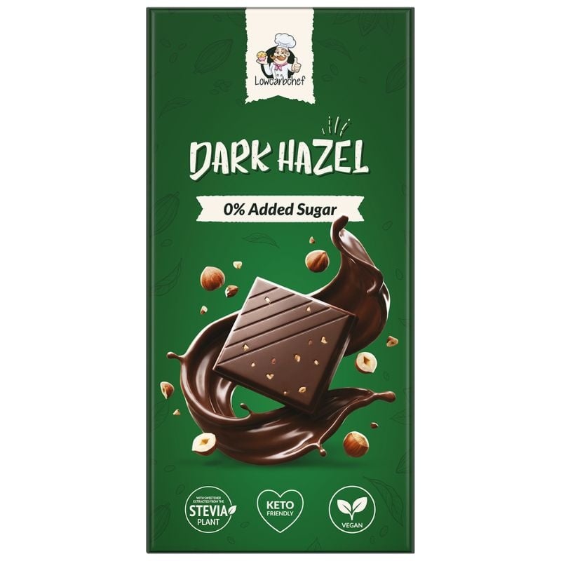 - Keto Chocolade Puur-Hazelnoot (125 gr)