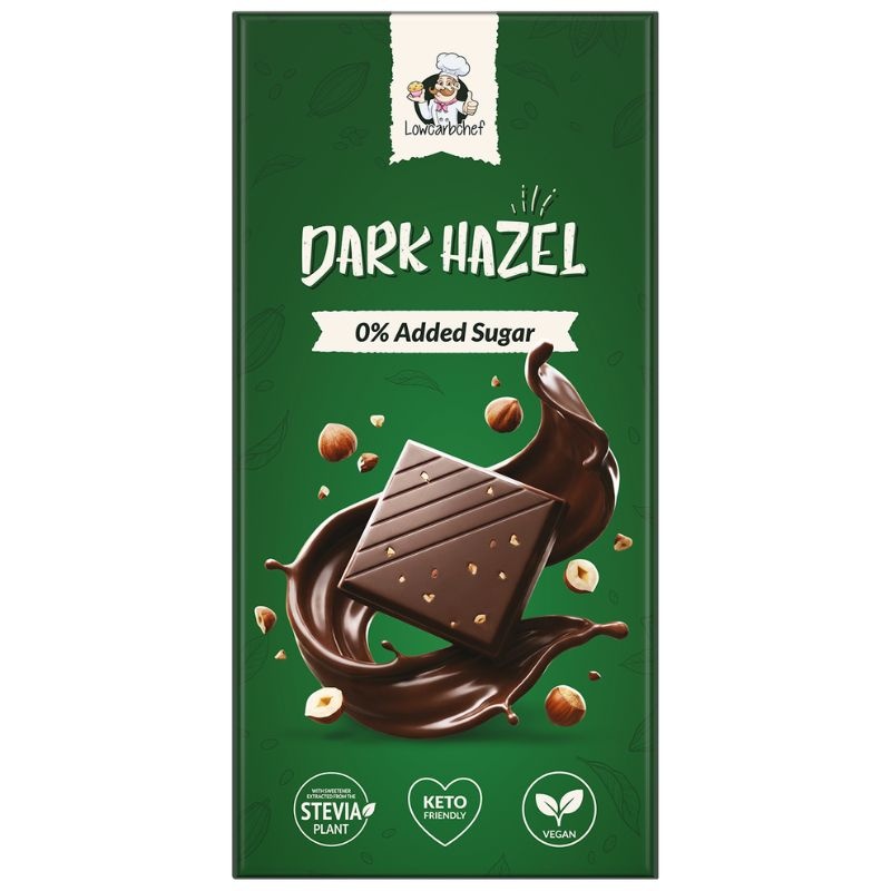 - Keto Chocolade Puur-Hazelnoot (125 gr)