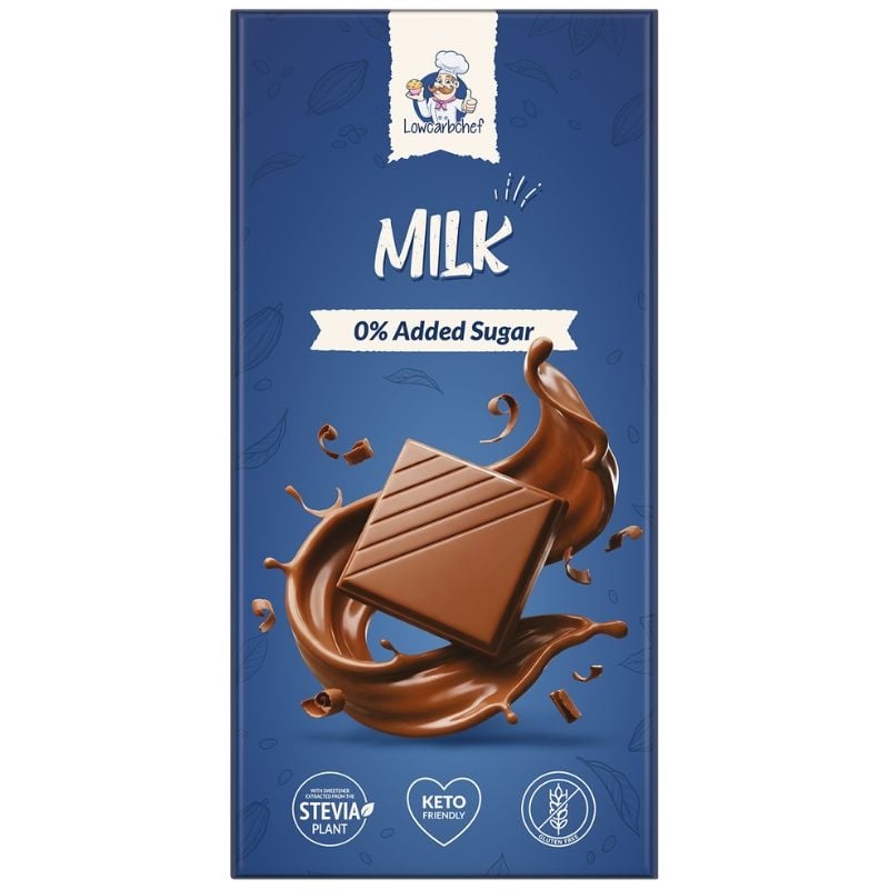 - Lower Carb Chocolade Melk (100 gr)
