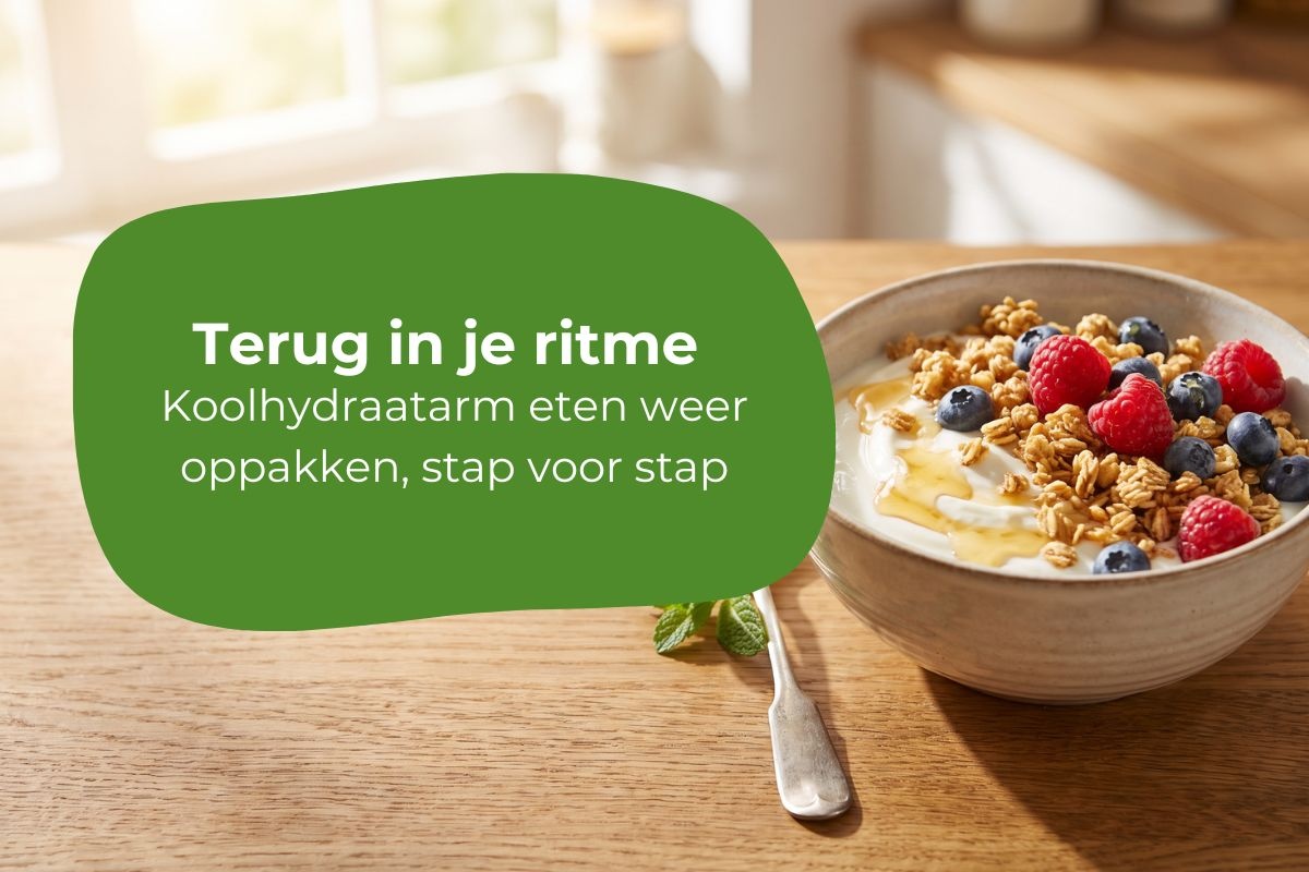 Weer beginnen met koolhydraatarm eten