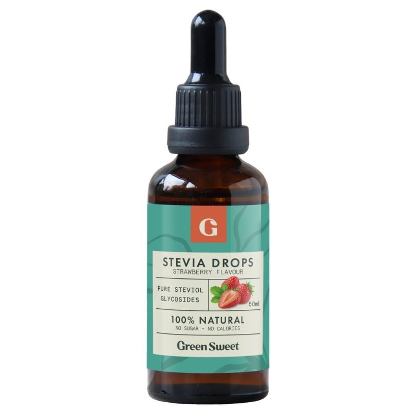 - Stevia Drops Aardbei (50 ml)