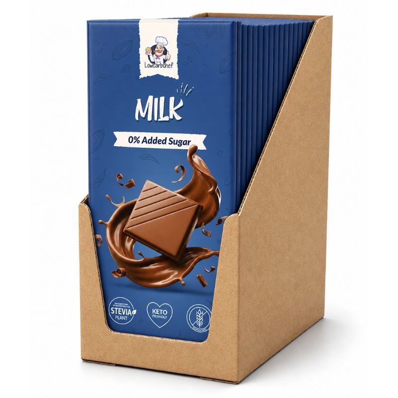 - Lower Carb Chocolade Melk (100 gr)