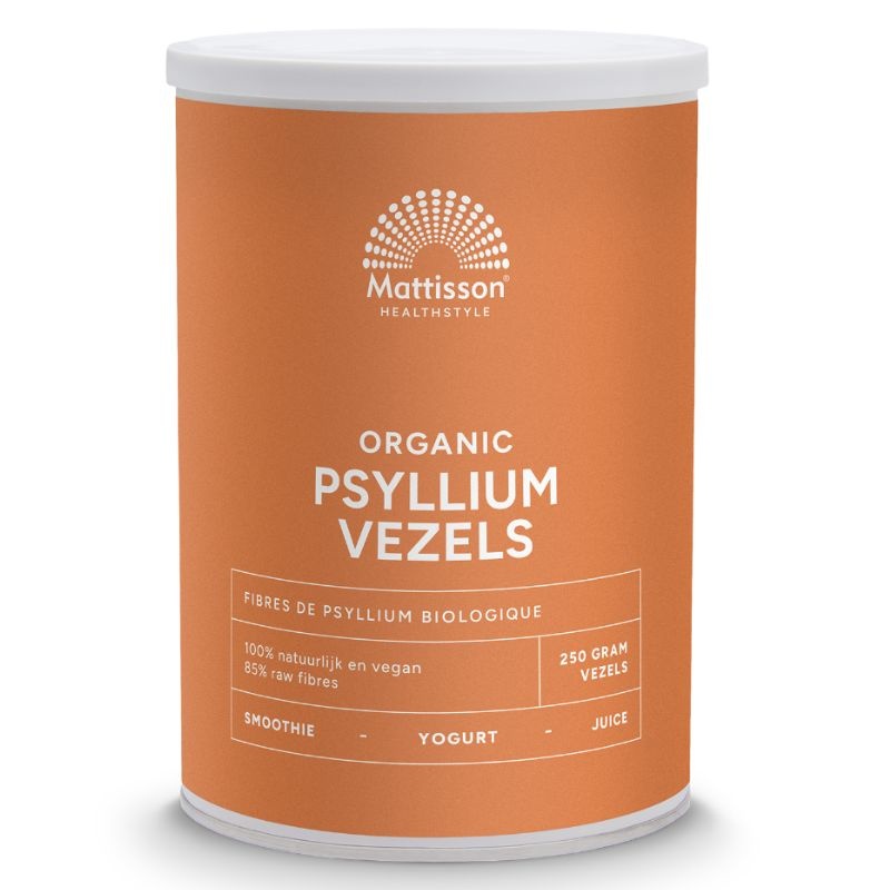 Biologische Psyllium vezels, grof (250 gr)