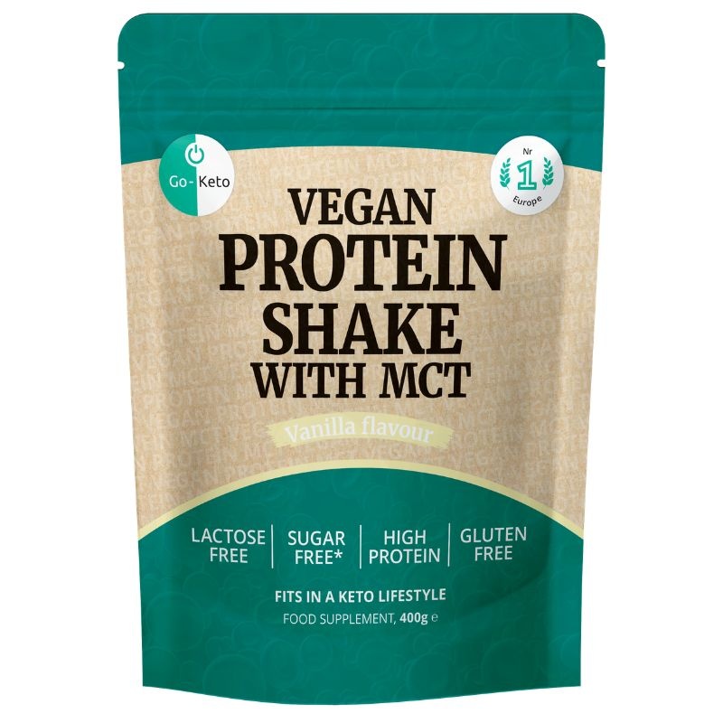 Go-Keto MCT Keto Eiwitpoeder Vanille (400 gr)