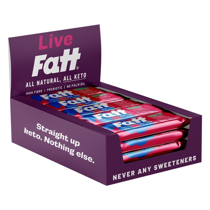 - Keto Bar Raspberry Almond (30 gr)
