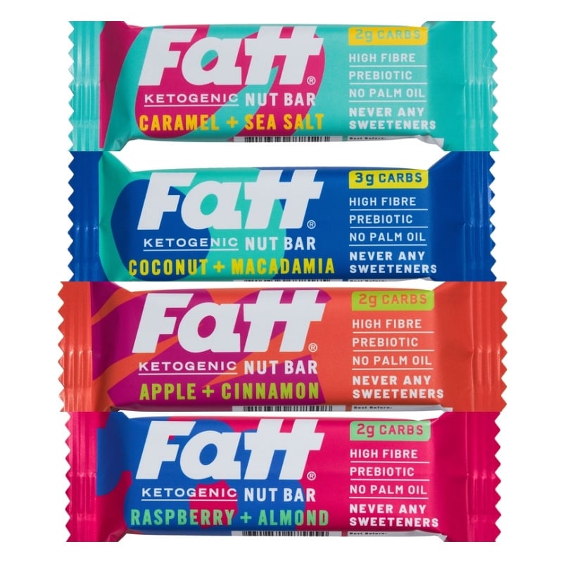 - Keto Bars Probeerpakket (4x30 gr)