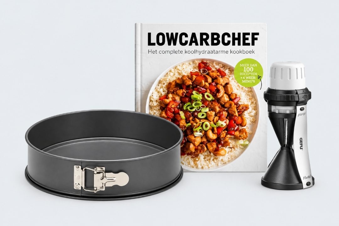 Springvorm, Lowcarbchef-kookboek en spiraalsnijder