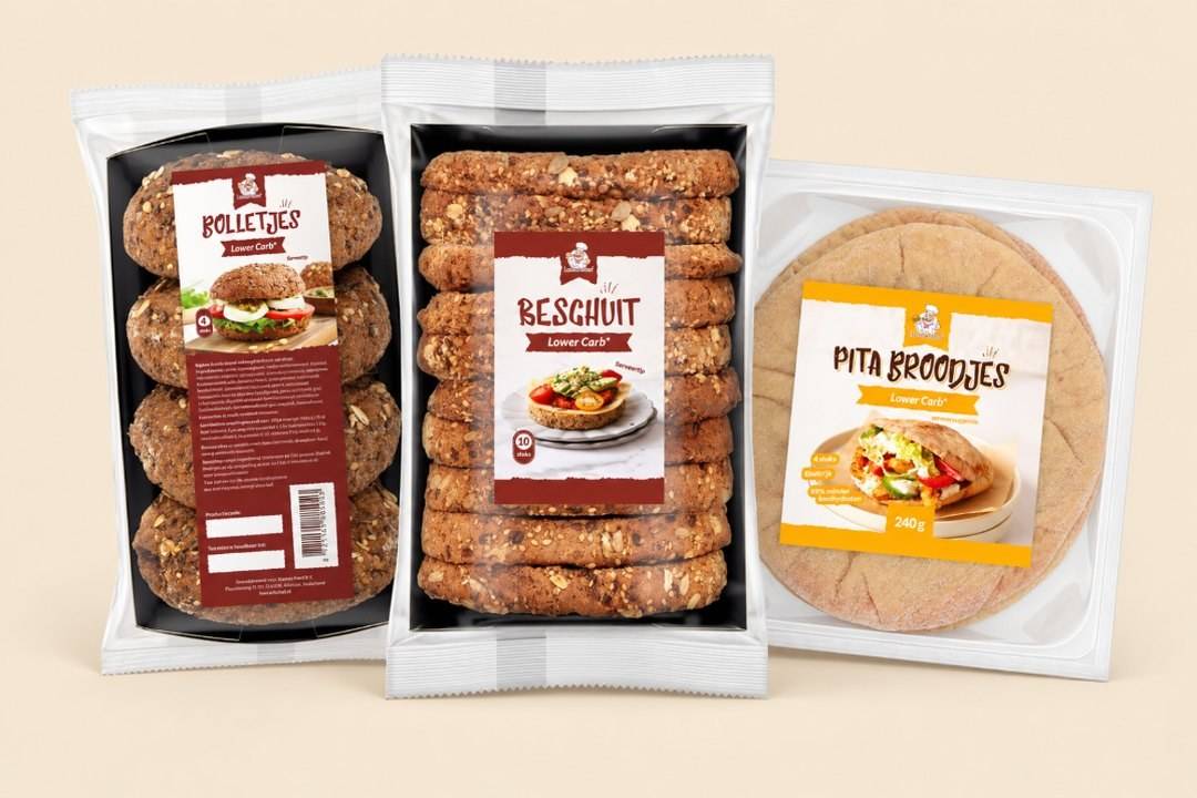 Lower Carb Beschuit, Bolletjes en Pita Broodjes