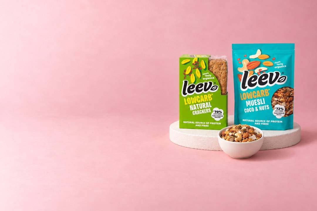 Leev Lowcarb Natural Crackers en Muesli Coco & Nuts