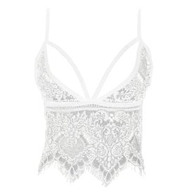 LACE BRALETTE - WHITE