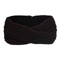 TWISTED HEADBAND - DARK BROWN