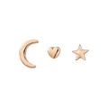 3 SET EARSTUDS - GOLD