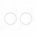 EAR HOOPS - SILVER