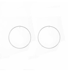 EAR HOOPS - SILVER