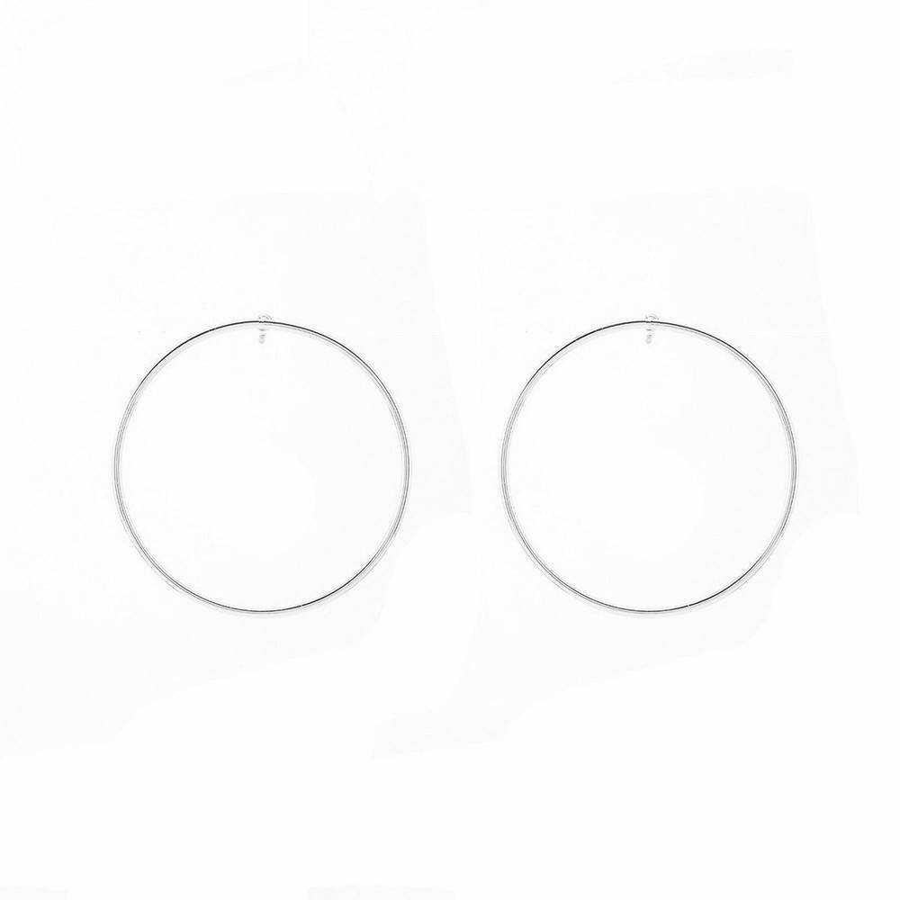 EAR HOOPS - SILVER