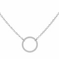 CIRCLE NECKLACE - SILVER