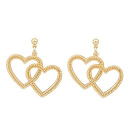 DOUBLE HEART EARRINGS