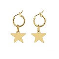 STAR HOOPS - GOLD