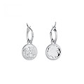 COIN EARRINGS - SILVER