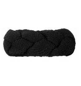 BRAIDED HEADBAND - BLACK