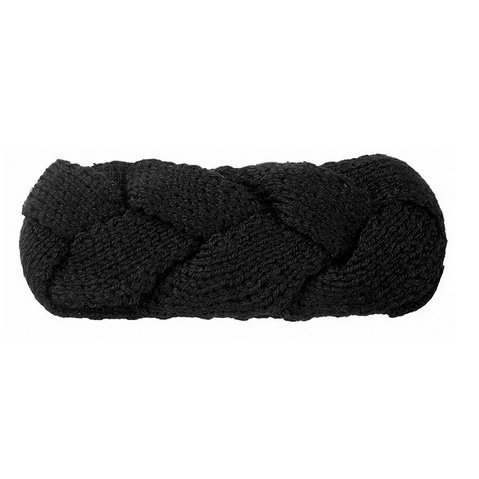 BRAIDED HEADBAND - BLACK