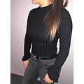 TURTLENECK TOP JACKY BLACK