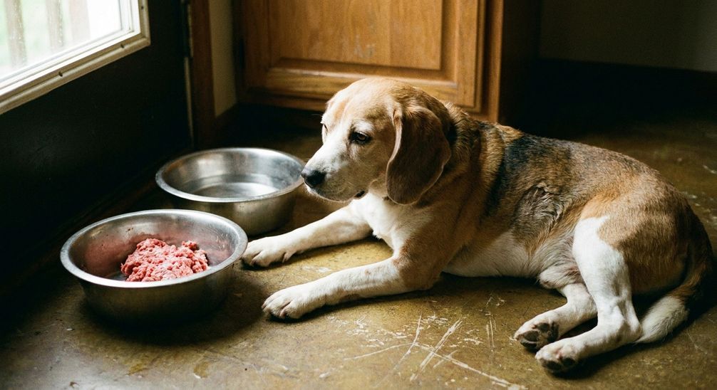 Hoeveel vers vlees mag een hond per dag?