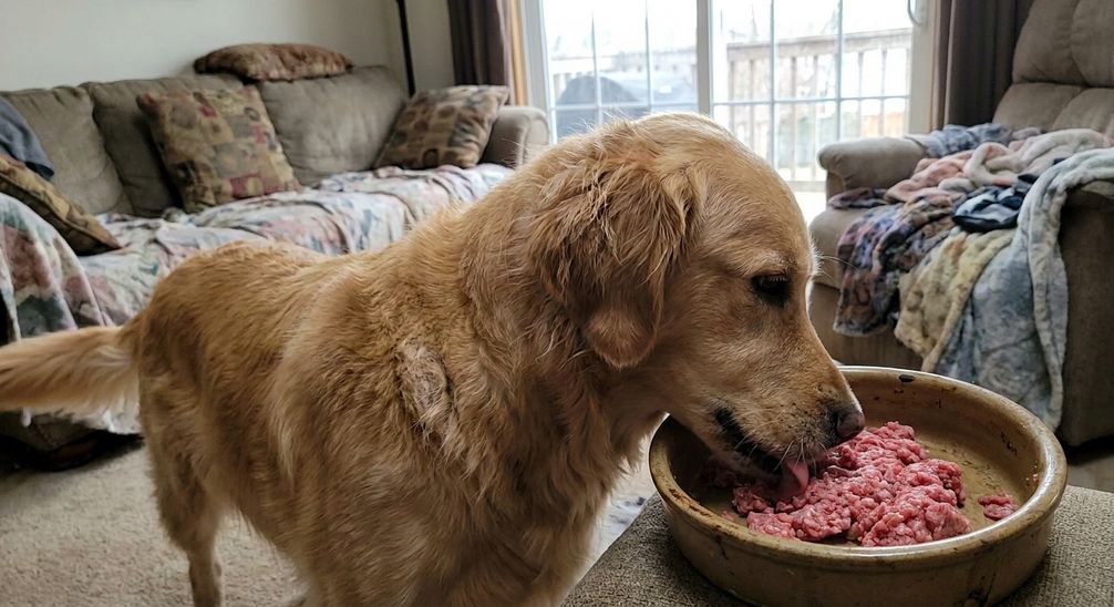 De nadelen van geperste brokken voor honden