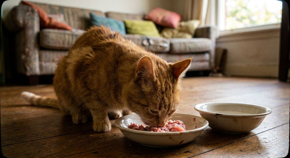 Hoeveel vis mag een kat per dag?