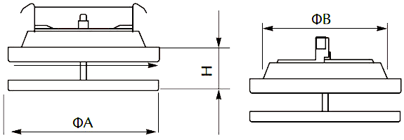 tekening rvs toevoerventiel